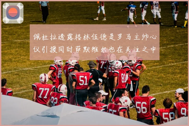 佩杜拉透露格林伍德是罗马主帅心仪引援同时萨默维尔也在关注之中